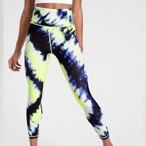 Athleta Elation Tie Dye leggings size medium